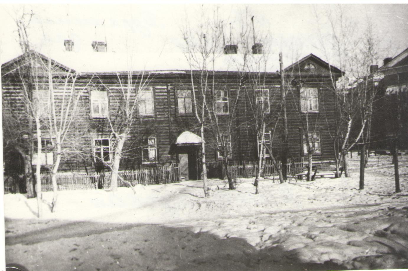 Туркменские дома прядильной фабрики 1956 год
