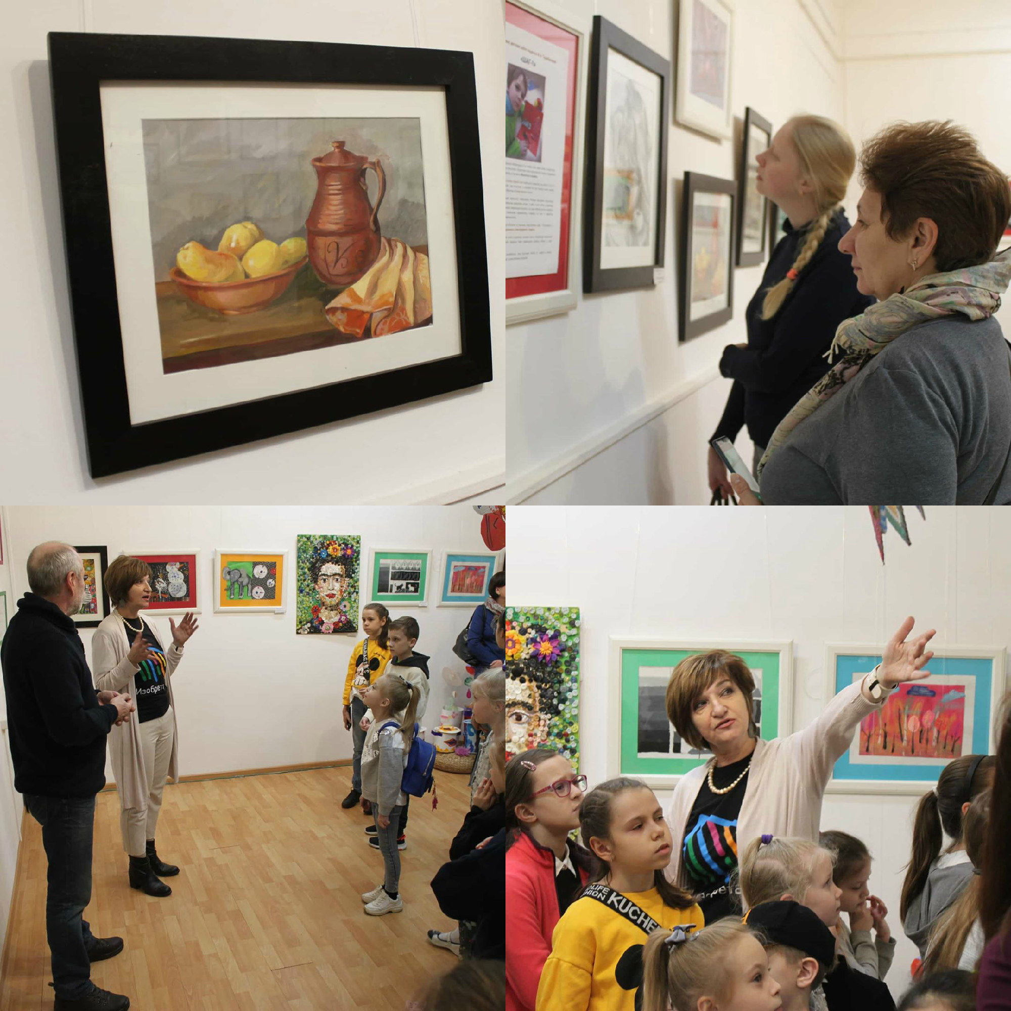 31 января 2020 - Торжественное открытие выставки детских работ педагога И.А. Тарабановой «ШАГ-1»