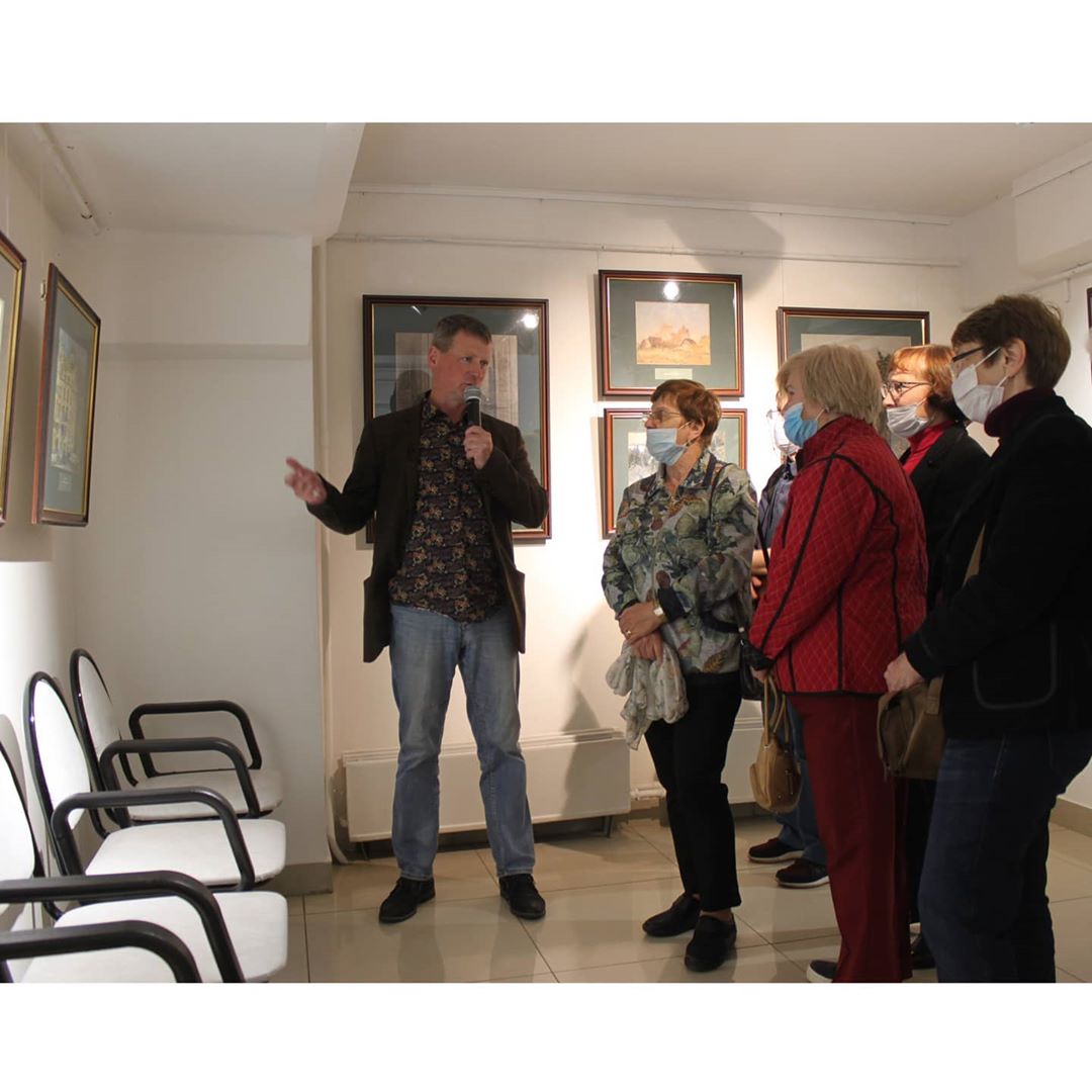 22 сентября 2020 - Торжественное открытие выставки Заслуженного художника России Александра Волкова «Впечатлений круговерть»