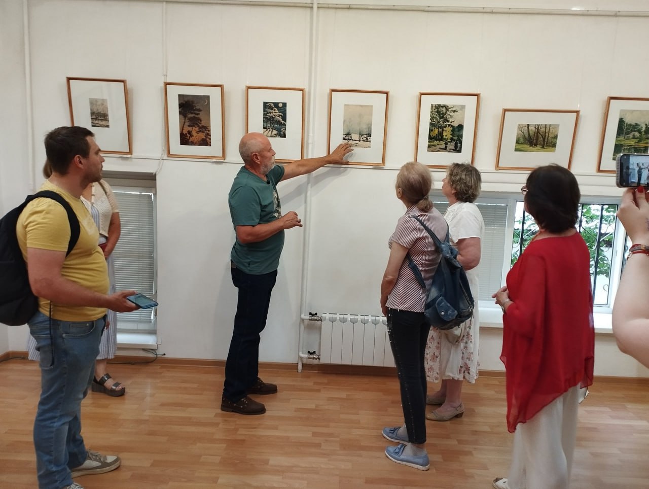 10 июля - Открытие выставки Петра Кучеря